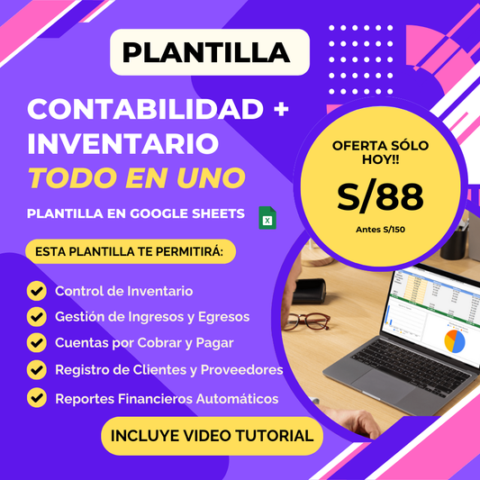 CONTABILIDAD + INVENTARIO (TODO EN UNO)